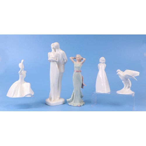 272 - A collection of Royal Doulton and other figures to include Happy Anniversary, HN 3097 (12).