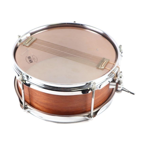 293 - A New Era marching drum, 26cms diameter; together with two sets of drumsticks.