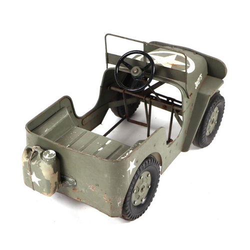 45 - An American Jeep pedal car, 92cms long.