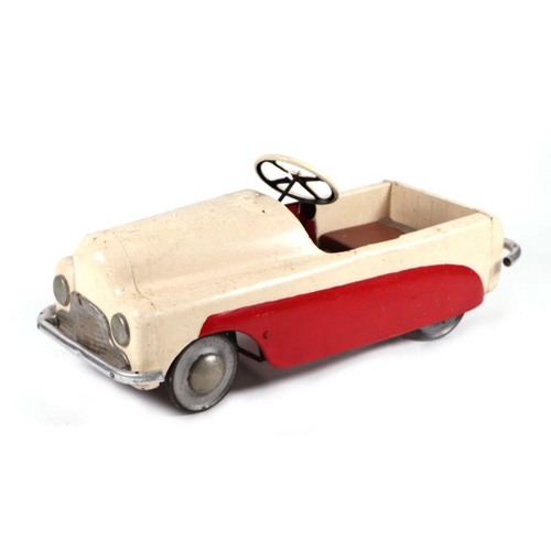 46 - A 1950's child's pedal car, 94cms long.