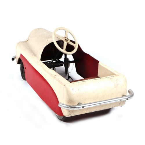 46 - A 1950's child's pedal car, 94cms long.