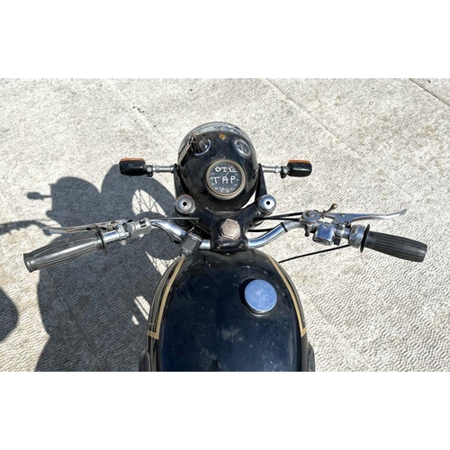 48 - A 1958 AJS 16MS 350cc single, registration no.  YTT804, engine no. 58/16MS 33088, black.  This AJS c... 