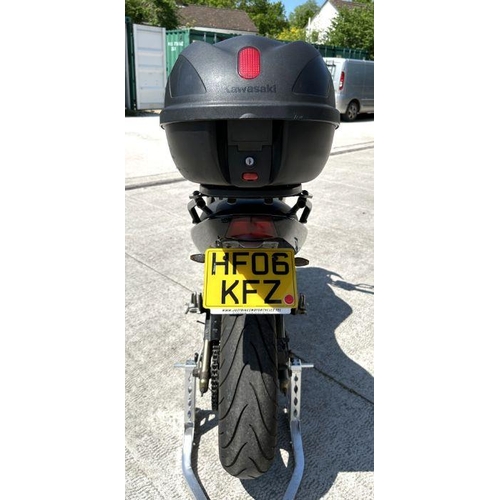 49 - A 2006 Kawasaki ER650 6N ABS, registration no. HF06 KFZ, engine no.  JKAER650AAA014224, engine no.  ... 