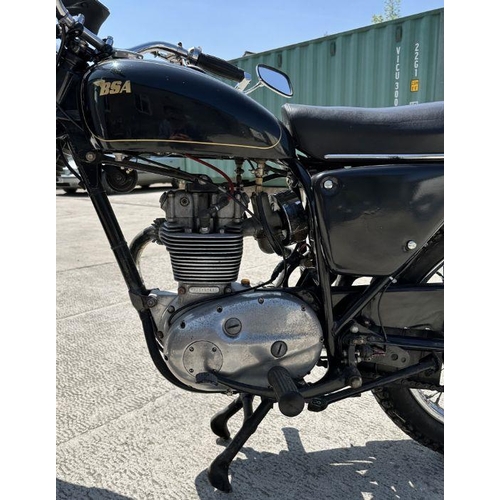 51 - A 1970 BSA Fleetstar 250cc single, registration no. PBM 615H, engine no. ED10897, black.  The Fleets... 