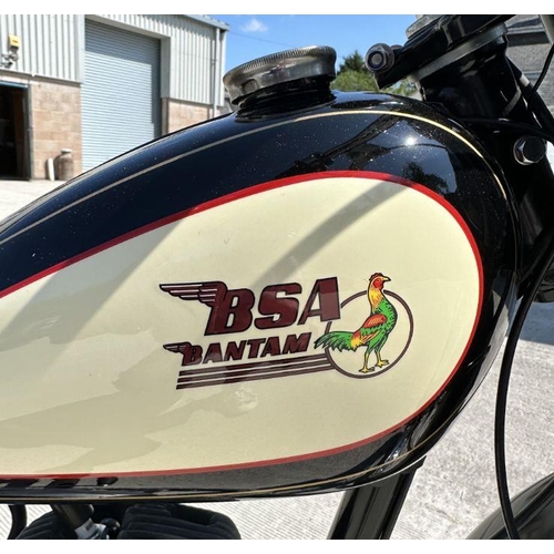 52 - A 1962 BSA Bantam D1, 125cc, registration no.  AHT 937B, frame no.  BD2S77792, engine no.  DD15880, ... 