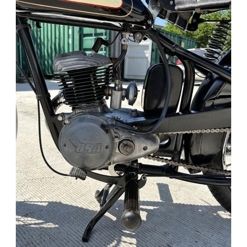 52 - A 1962 BSA Bantam D1, 125cc, registration no.  AHT 937B, frame no.  BD2S77792, engine no.  DD15880, ... 