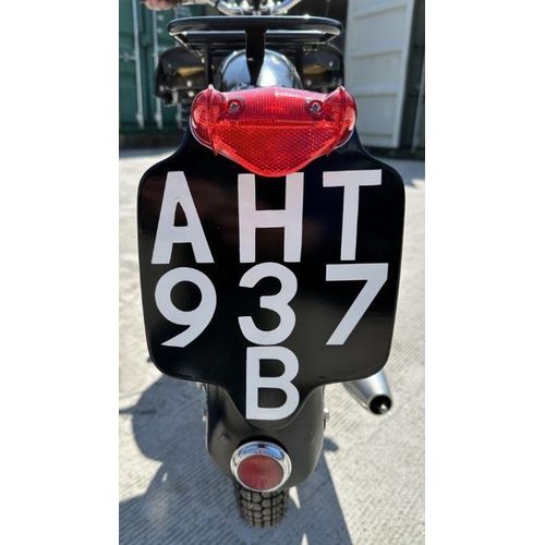 52 - A 1962 BSA Bantam D1, 125cc, registration no.  AHT 937B, frame no.  BD2S77792, engine no.  DD15880, ... 