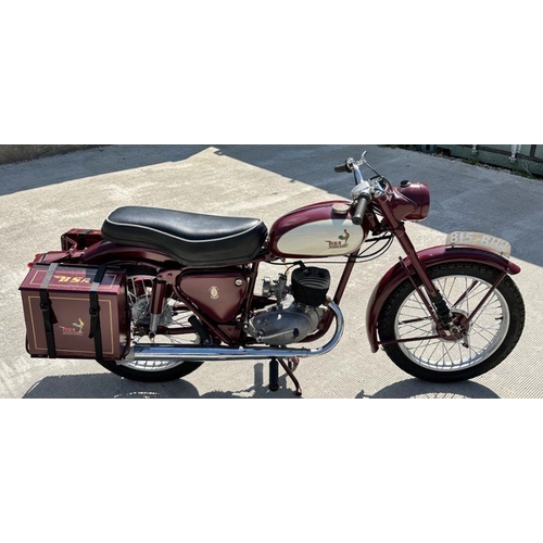 53 - A 1958 BSA Bantam D5 175cc registration no.  815 BHW, frame no.  FD52958, engine no.  ED5B2387, maro... 