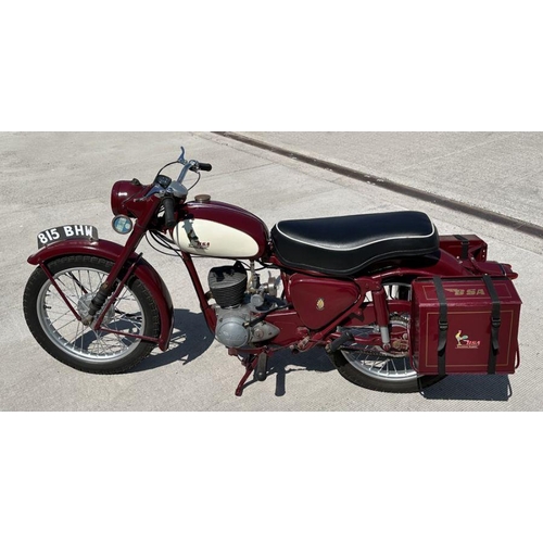 53 - A 1958 BSA Bantam D5 175cc registration no.  815 BHW, frame no.  FD52958, engine no.  ED5B2387, maro... 