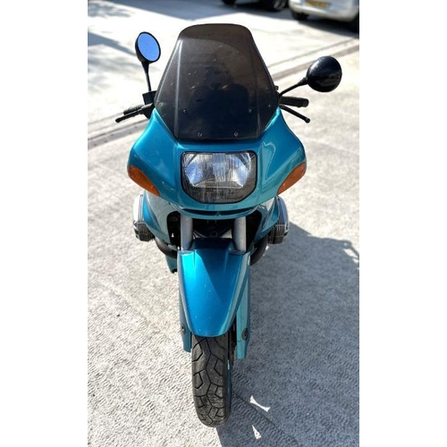 57 - A 1993 BMW R1100 RS, registration no.  L940 DUE, frame no. 0294076, engine no. 21936106, blue.  We a... 