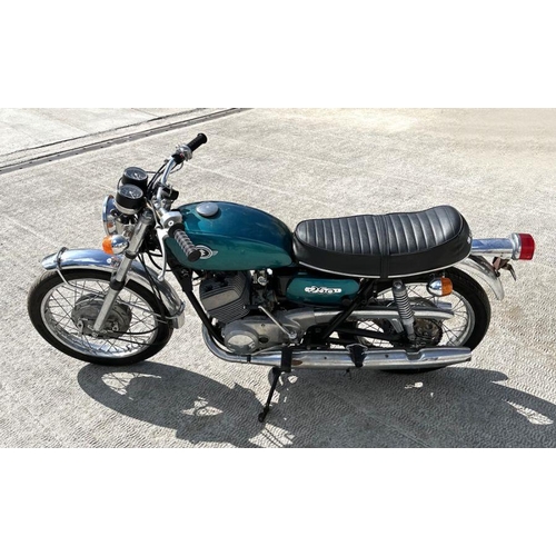 58 - A 1972 Suzuki T250R, unregistered, frame no.  T250R33923, engine no.  T25033949, a low mileage examp... 