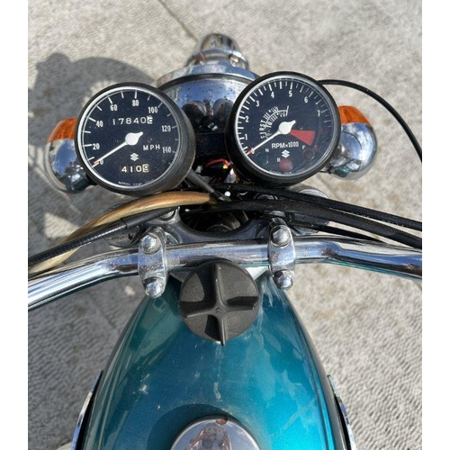 58 - A 1972 Suzuki T250R, unregistered, frame no.  T250R33923, engine no.  T25033949, a low mileage examp... 