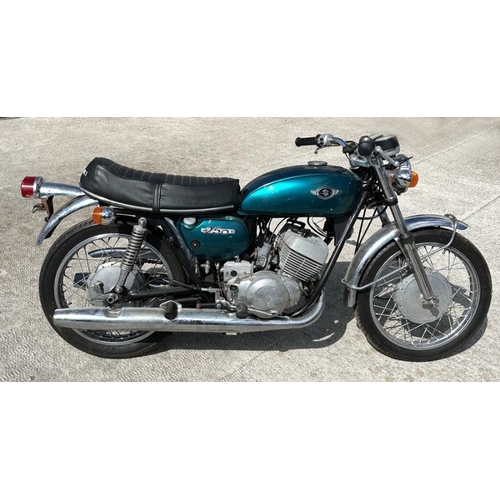 58 - A 1972 Suzuki T250R, unregistered, frame no.  T250R33923, engine no.  T25033949, a low mileage examp... 