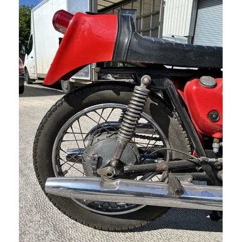 61 - A 1966 Suzuki T20 Super Six, registration no.  ARE 666D, frame no.  226749, engine no.  22841, red. ... 