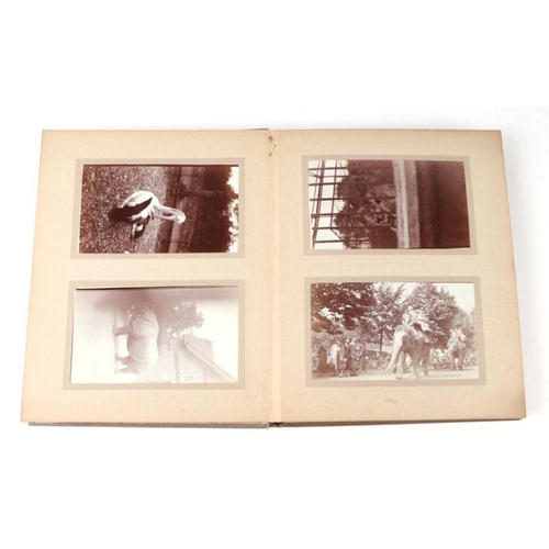 62 - Two private photograph albums containing images of London Zoo between 1925 and 1935, each album cont... 