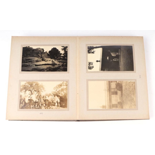 62 - Two private photograph albums containing images of London Zoo between 1925 and 1935, each album cont... 