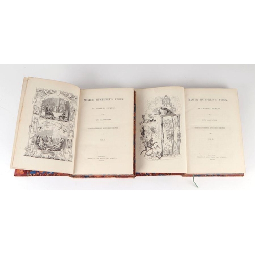 65 - Dickens (Charles) - Master Humphrey's Clock, first illustrated book printed by Chapman & Hall, 1... 