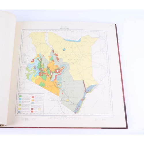 71 - A 1959 first edition Atlas of Kenya, Compiled, Drawn & Printed by the Survey of Kenya, Nairobi, ... 