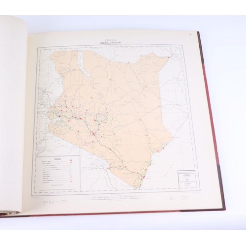 71 - A 1959 first edition Atlas of Kenya, Compiled, Drawn & Printed by the Survey of Kenya, Nairobi, ... 