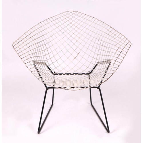 779 - A pair of Charles & Ray Eames for Herman Miller wirework mid century modern chairs (2).