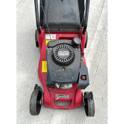 21 - A Mountfield RS100 petrol lawn mower.