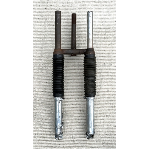 33 - A pair of Norton front forks, we are advised by the vendor that there is a new sanction and new seal... 