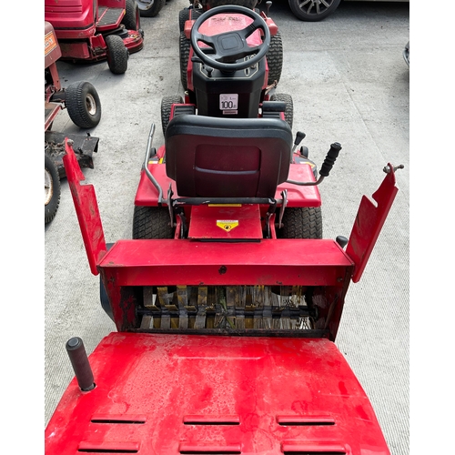 25A - A Westwood T1600 ride-on petrol lawn mower, together with grass collection box.