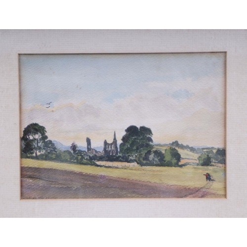 182 - Sir Arthur David Saunders Goodall (British 1931- 2016) - Byland Abbey, North Yorkshire - initialled ... 