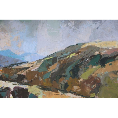 242 - W P Hodgkinson (modern British) - Painting No. 1 Showers Near Abersoch - oil on board, signed lower ... 