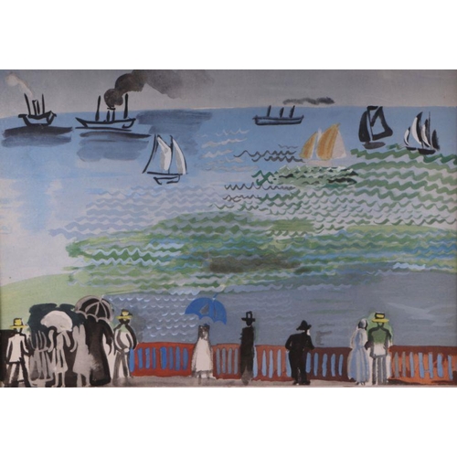 269 - After Arthur Raoul Dufy - La Mer Au Havre - coloured print with Medici Society Ltd, Grafton street, ... 