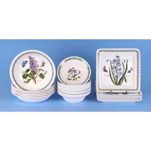 325 - A large quantity of Portmeirion Botanic Garden ceramics to include storage jars, plates, cups, sauce... 