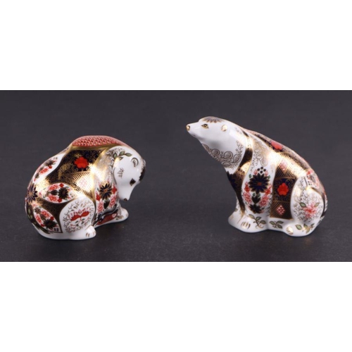 434 - A group of Royal Crown Derby paperweights, Imari Polar Bear, limited edition 209/500, boxed with cer... 