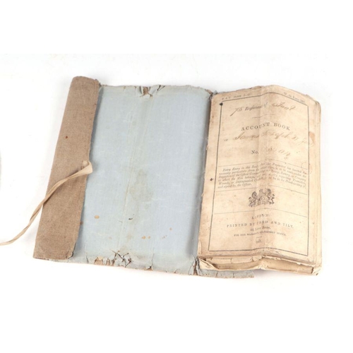 50 - A Victorian account book for James Joseph William Jones, 75th Regiment of Foot, recording his servic... 