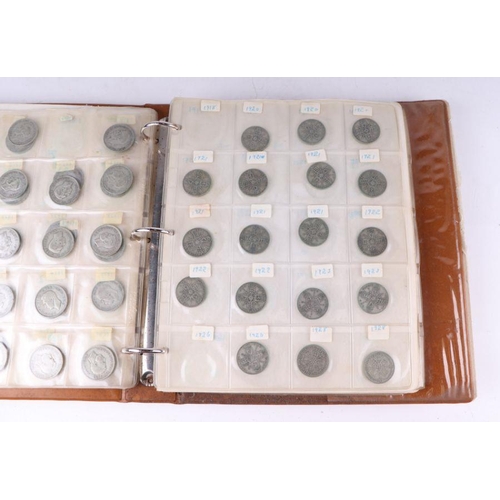 644 - A collection of pre 1946 GB crowns and half crowns; together with various continental and antiquaria... 