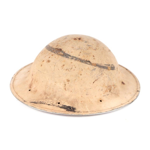 70 - A WWII British Army Battle Bowler tin helmet.