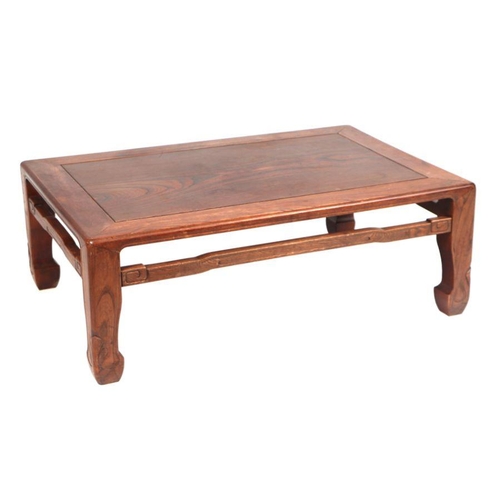 827 - A Chinese elm low table, 89cm wide.