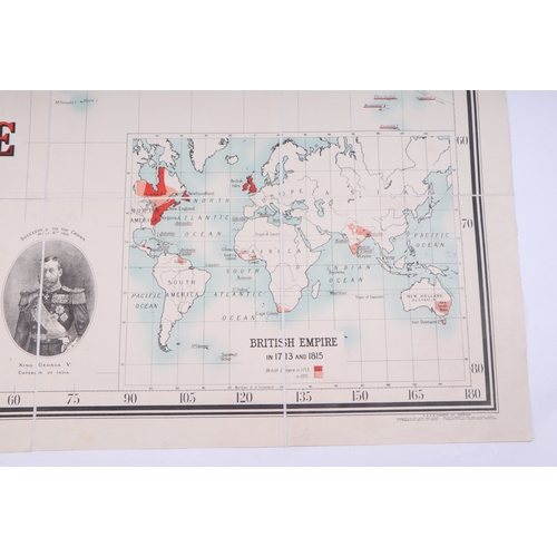 20 - W A & A K Johnston Ltd, Edinburgh & London, Howard Vincent map of the British Empire, 1921, 20th Edi... 