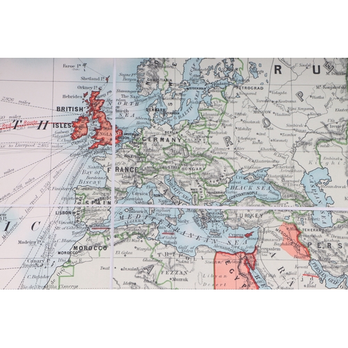 20 - W A & A K Johnston Ltd, Edinburgh & London, Howard Vincent map of the British Empire, 1921, 20th Edi... 