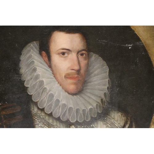 218 - 17th century English school - Portrait of Philip Howard, 13th Earl of Arundel and Surrey (1557-1595)... 