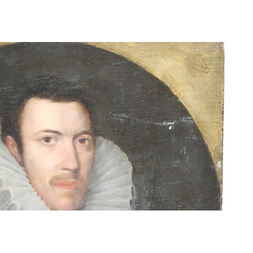 218 - 17th century English school - Portrait of Philip Howard, 13th Earl of Arundel and Surrey (1557-1595)... 