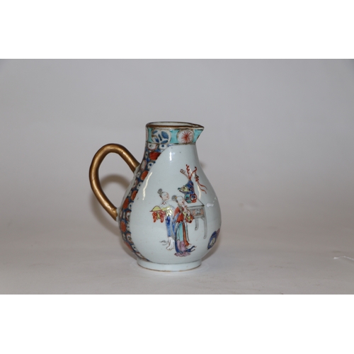 901 - A Chinese famille rose bowl and cover; together with a Chinese famille rose sparrow beak jug; a Chin... 