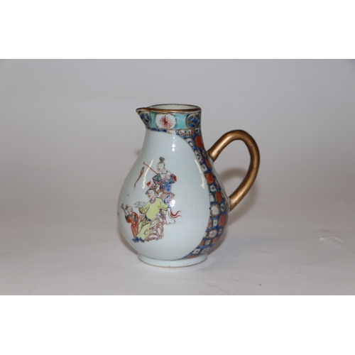 901 - A Chinese famille rose bowl and cover; together with a Chinese famille rose sparrow beak jug; a Chin... 