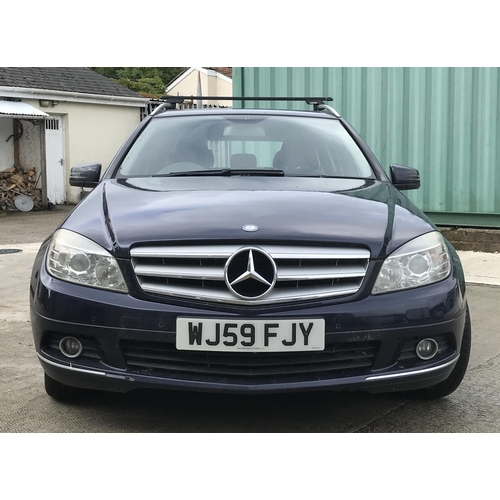 1 - A 2009 Mercedes-Benz C220 Blue Efficiency Elegance CDi Estate, registration number WJ59 FJY, chassis... 