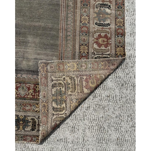 143 - A Turkish prayer rug on a pale blue ground and foliate borders, probably late 19th century, 103 by 1... 