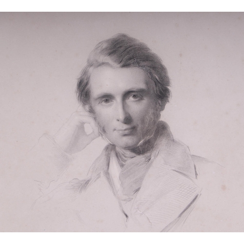 200 - After George Richmond RA (1809-1896) Engraving of John Ruskin, engraved by Francis Hull, with faxcim... 