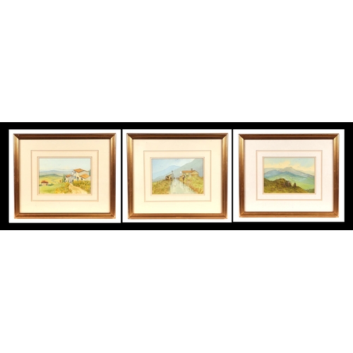 264 - Nick Bradley Carter (modern British)  A set of three Military interest watercolours - Welcome to the... 