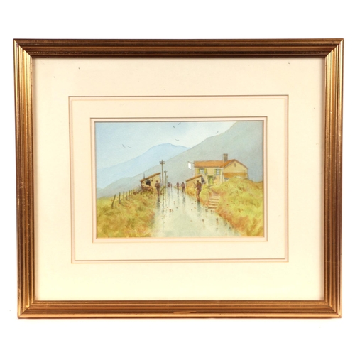 264 - Nick Bradley Carter (modern British)  A set of three Military interest watercolours - Welcome to the... 