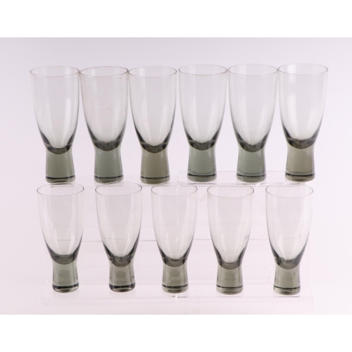 338 - A suite of Holmegaard glass to include shot glasses and other glasses.