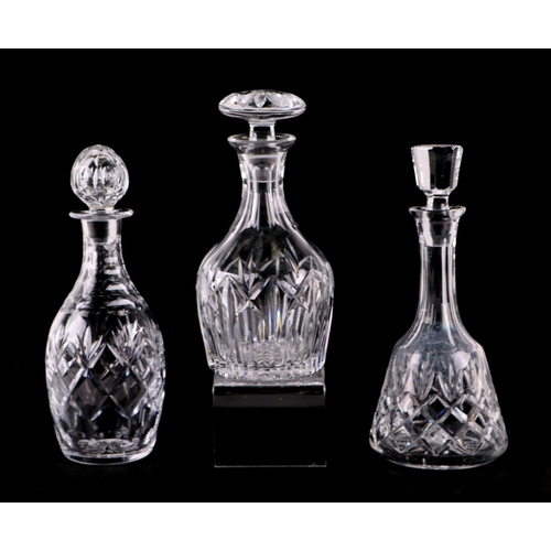 342 - A quantity of Stuart Crystal glassware together with a group of cut glass decanters and jugs.