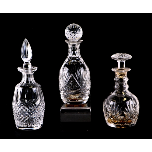 342 - A quantity of Stuart Crystal glassware together with a group of cut glass decanters and jugs.